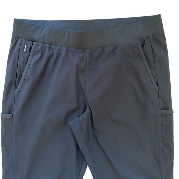 Columbia Men's Athletic Pants Sweatpants XL Black Straight Stretch Drawstring - Picture 3 of 12